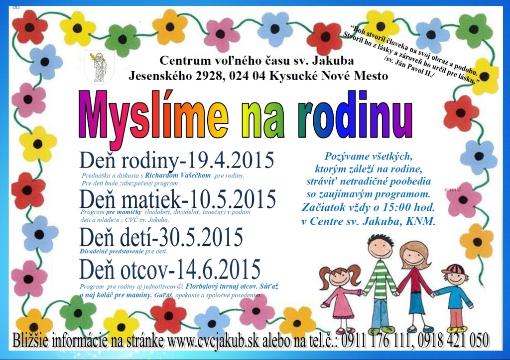 myslime na rodinu