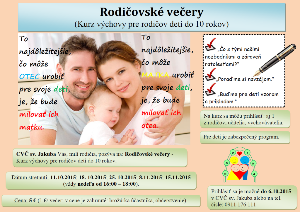 rodicovske vecery