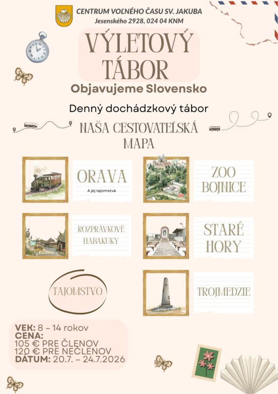 Denný dochádzkový tábor – výlety