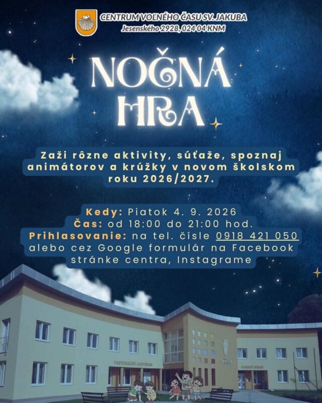 Nočná hra 4. septembra 2026